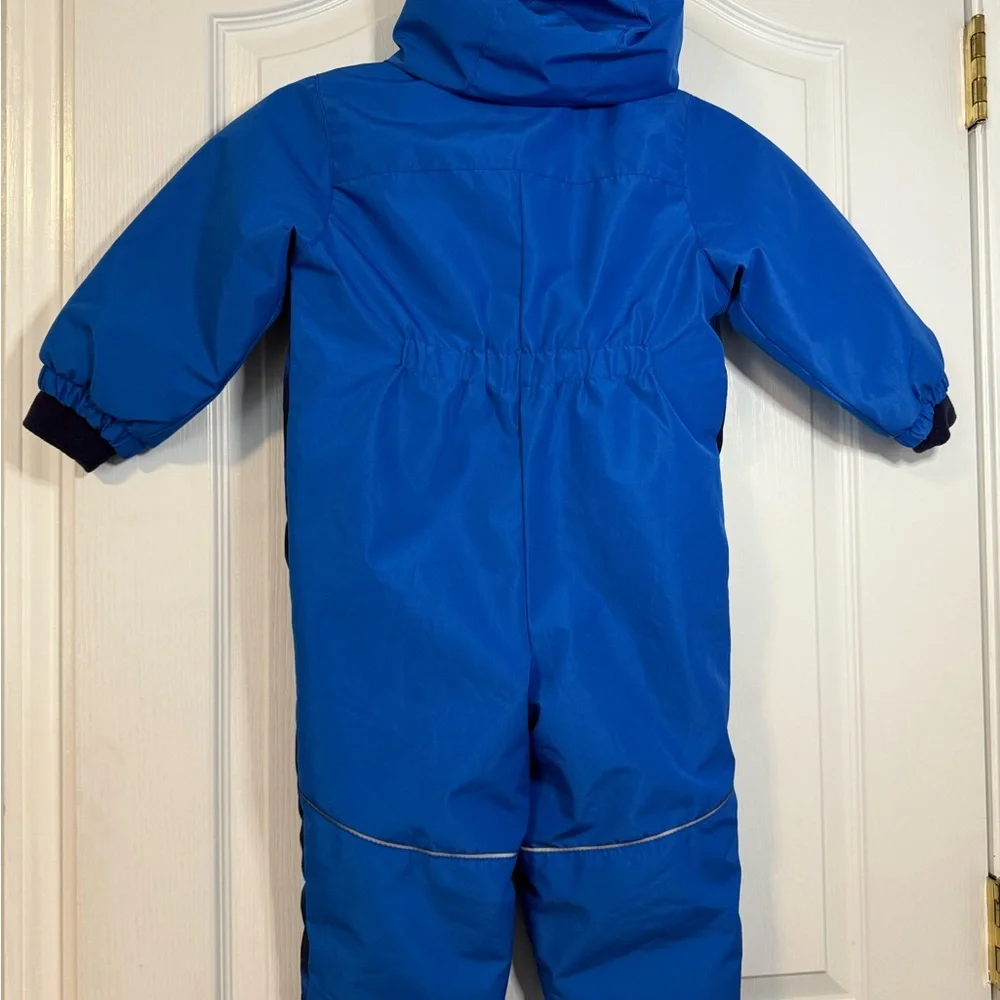 Lupilu Cozy Blue and Black Snowsuit with Hood 18-24M